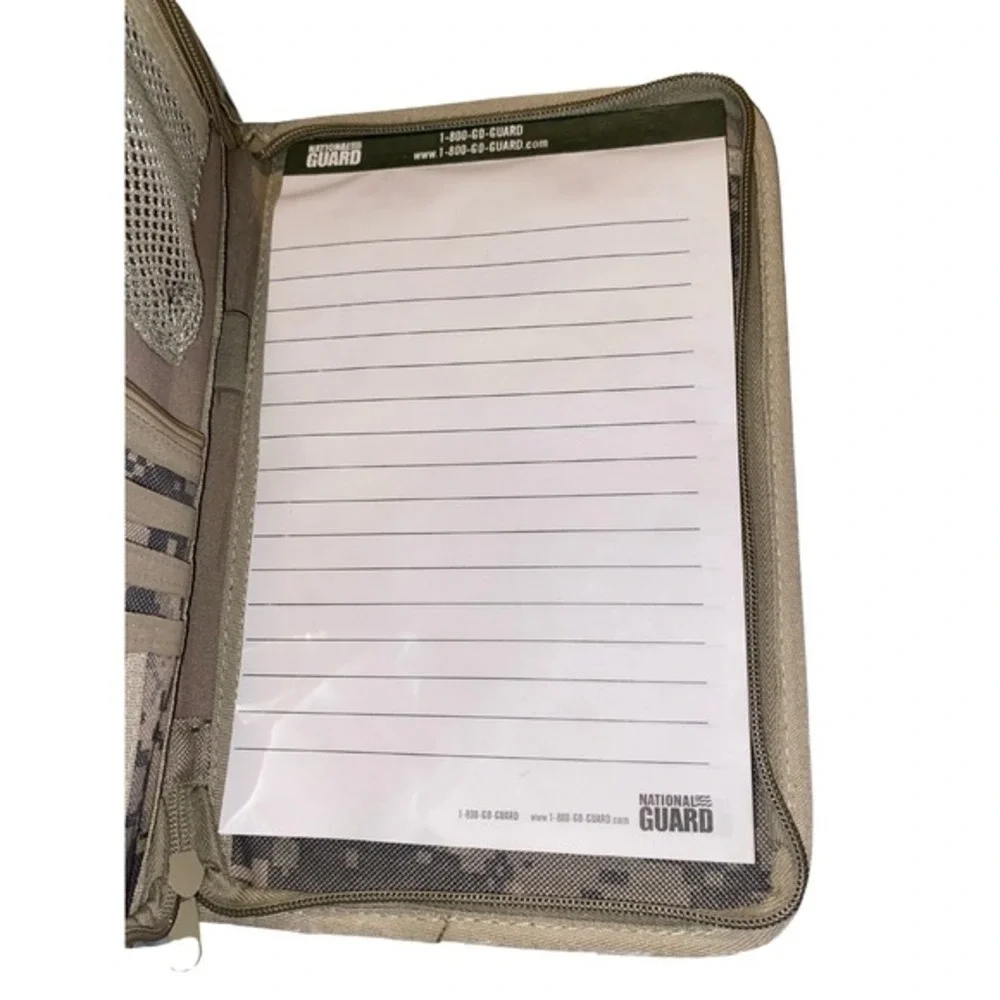 National‎ Guard Digital Camo Zippered Portfolio Organizer w/ Notepad